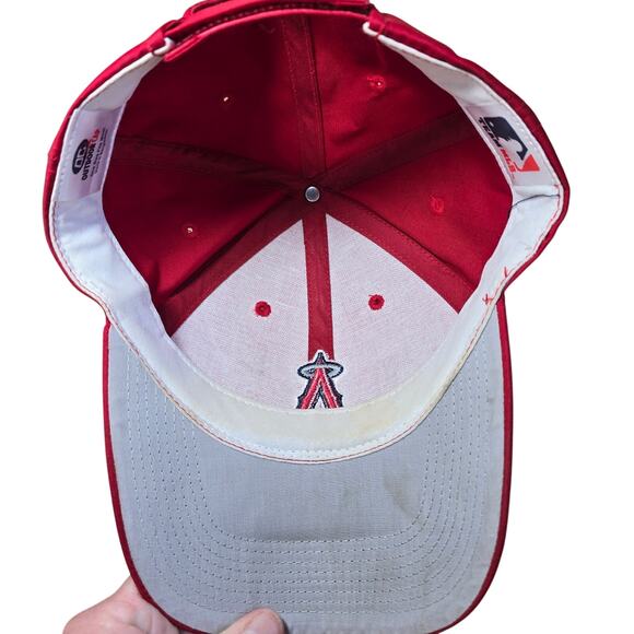 Angels Cap One Size Fits All Hook and Loop Closure Red Blue - Picture 5 of 11